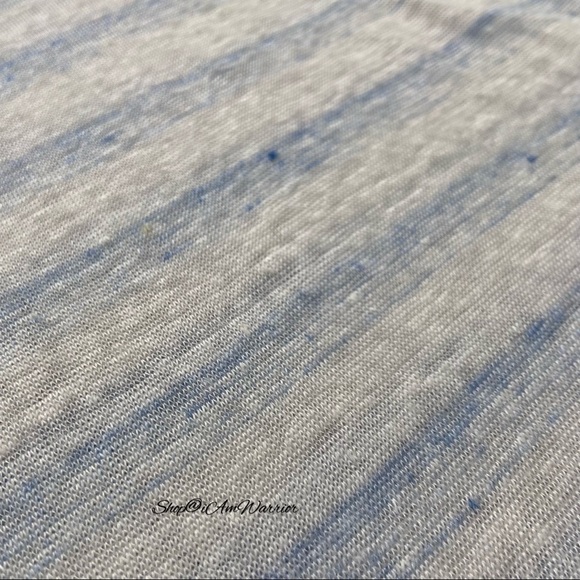 Soft Joie striped linen slub 3/4 sleeve t-shirt shop@iamwarrior - Picture 8 of 13